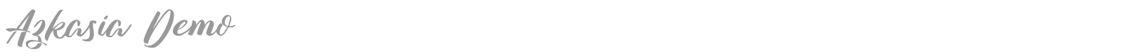 Azkasia font preview